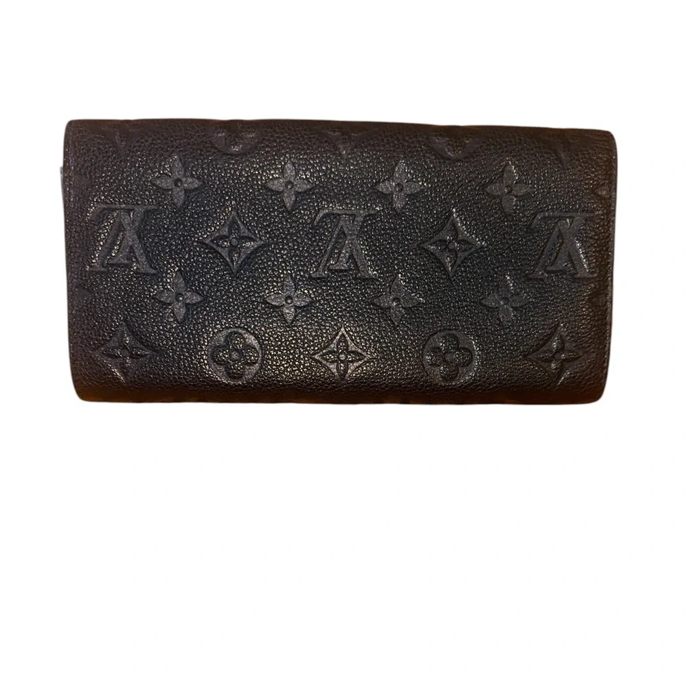 Louis Vuitton Black Empreinte Noir Leather Wallet